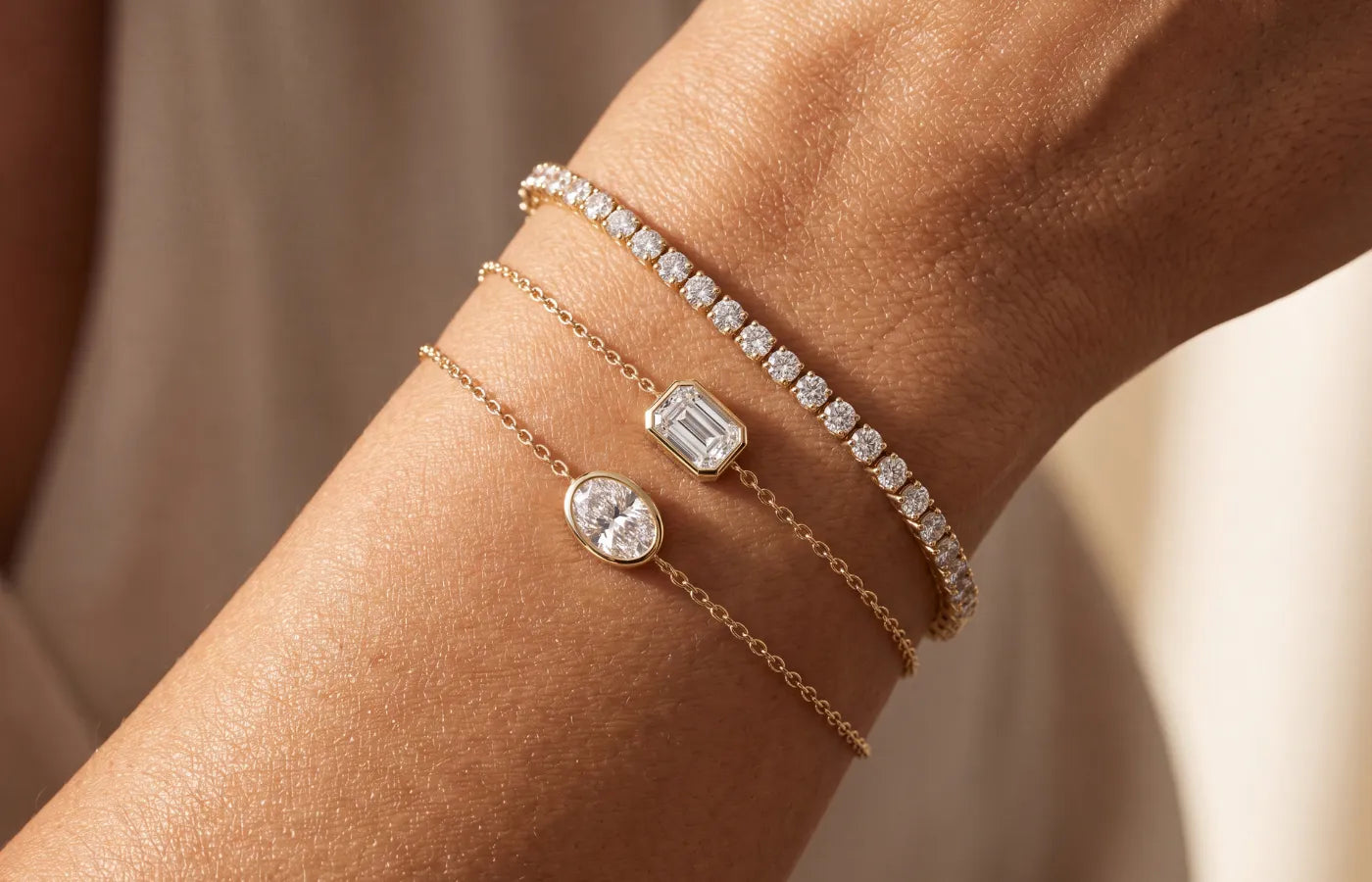 Diamantarmbånd